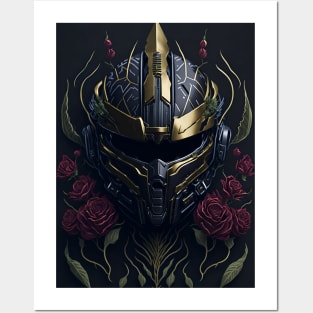 Halo Master Chief Helmet 06 - Gold & Rose COLLECTION Posters and Art